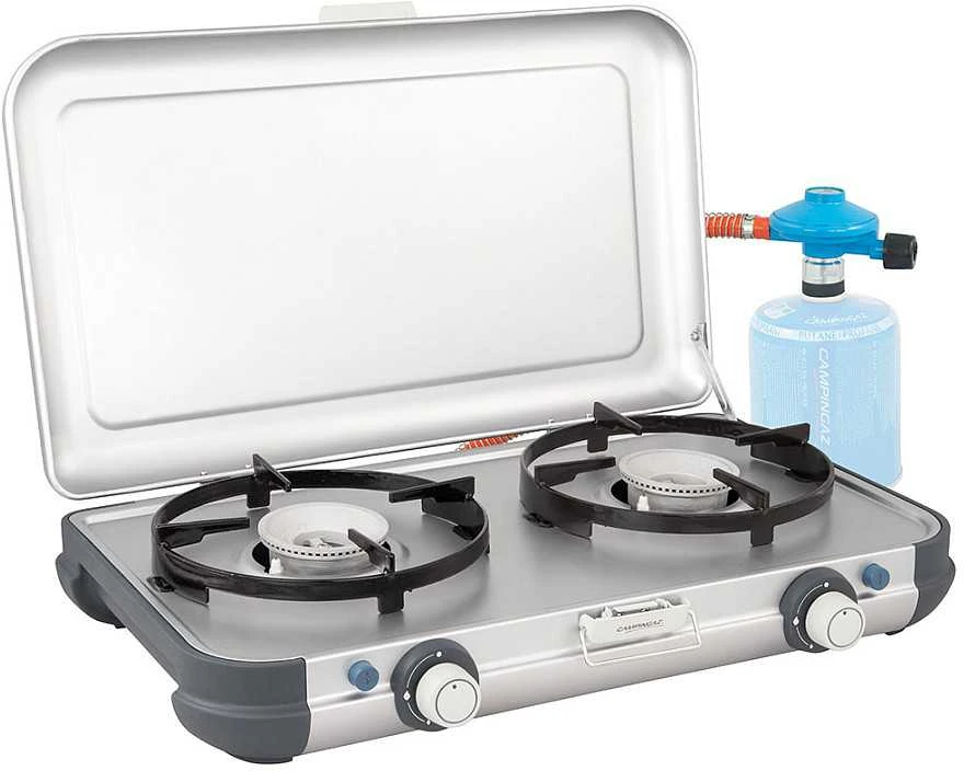 Campingaz Camping Kitchen 2 CV atverta viryklė su dujų balionu
