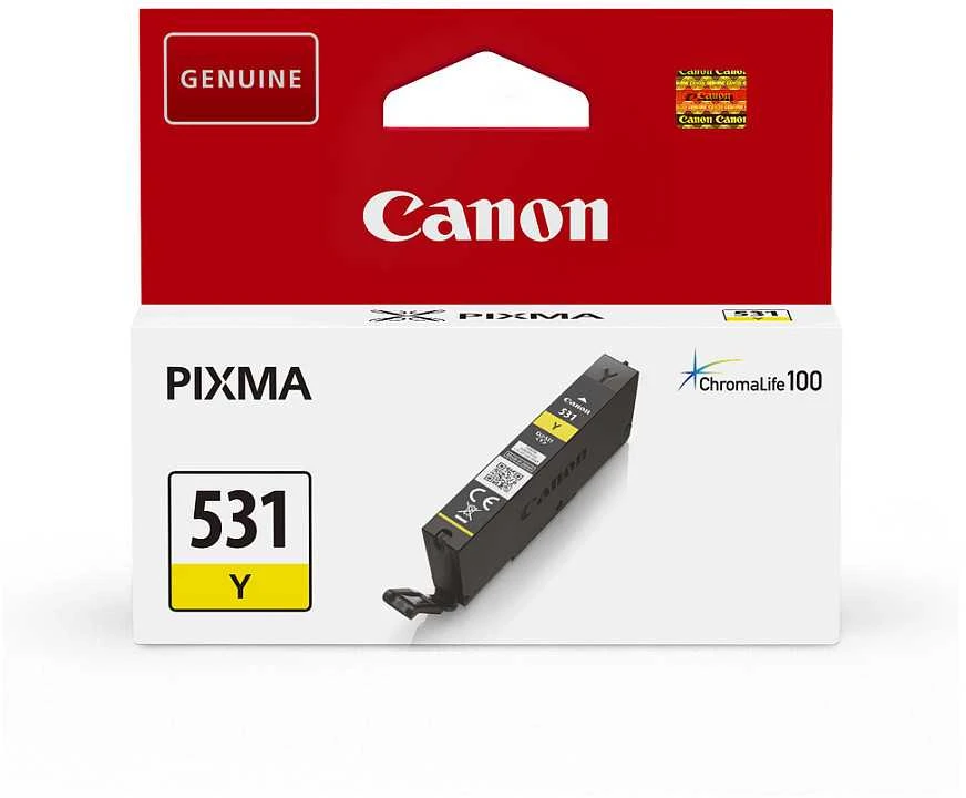 Canon CLI-531Y (6121C001) Rašalinė kasetė, Geltona