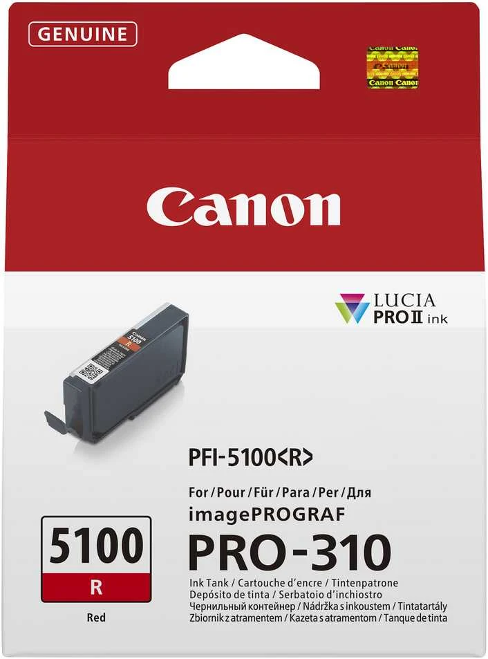 Canon PFI-5100 R raudona