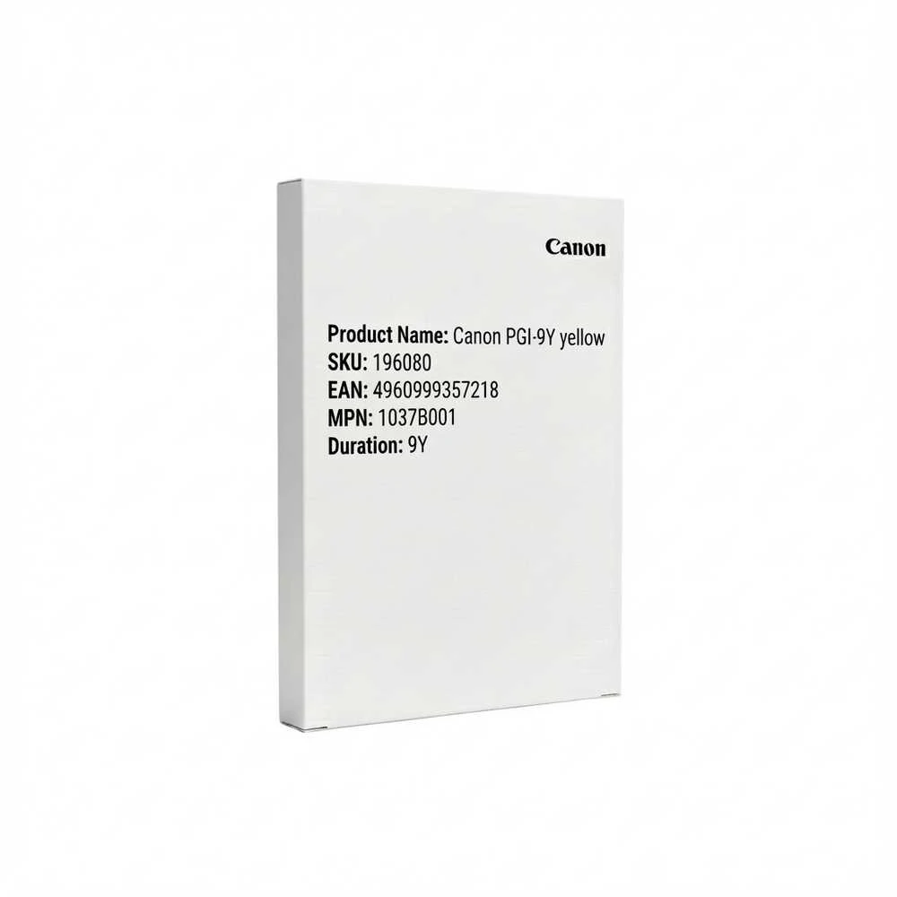 Maxell CANON PGI-9y geltonas rašalas, skirtas PIXMA Pro9500
