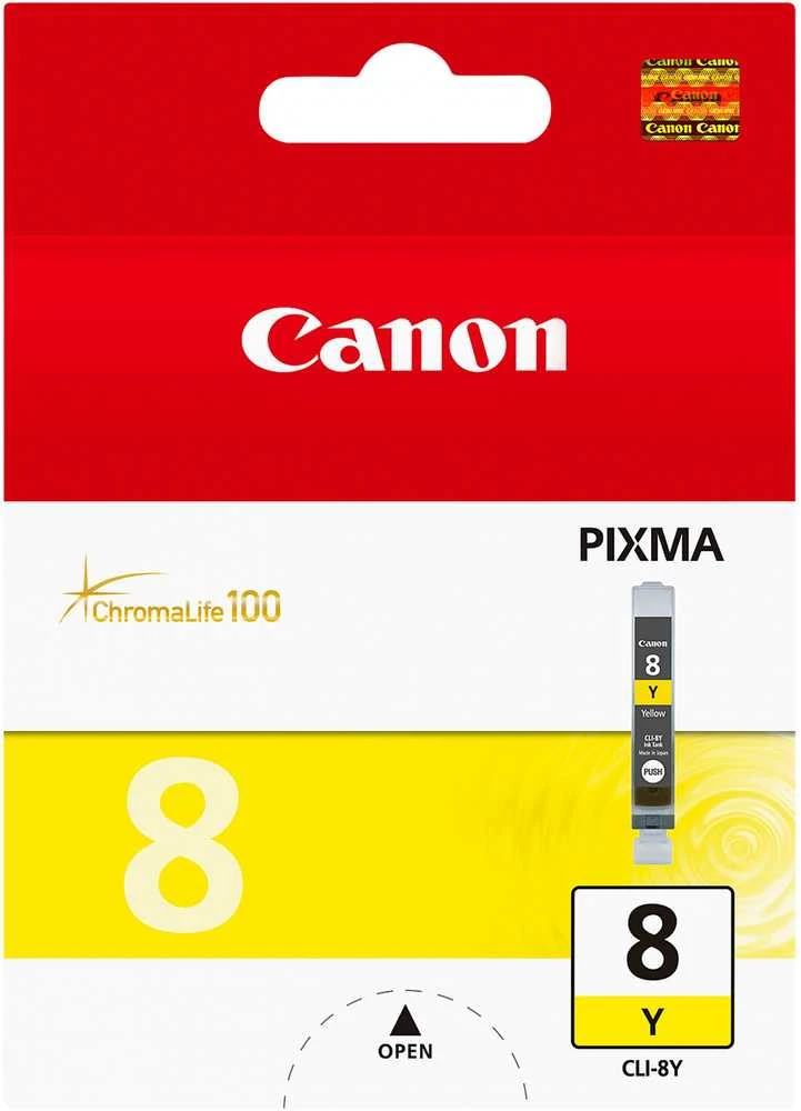 CANON CLI-8Y rašalas geltonas, 13 ml, skirtas Pixma MP800 500 iX4000 iX5000