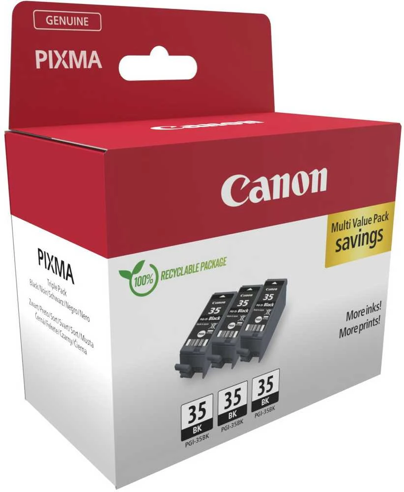 CANON PGI-35 rašalo kasetė BK TRIPLE