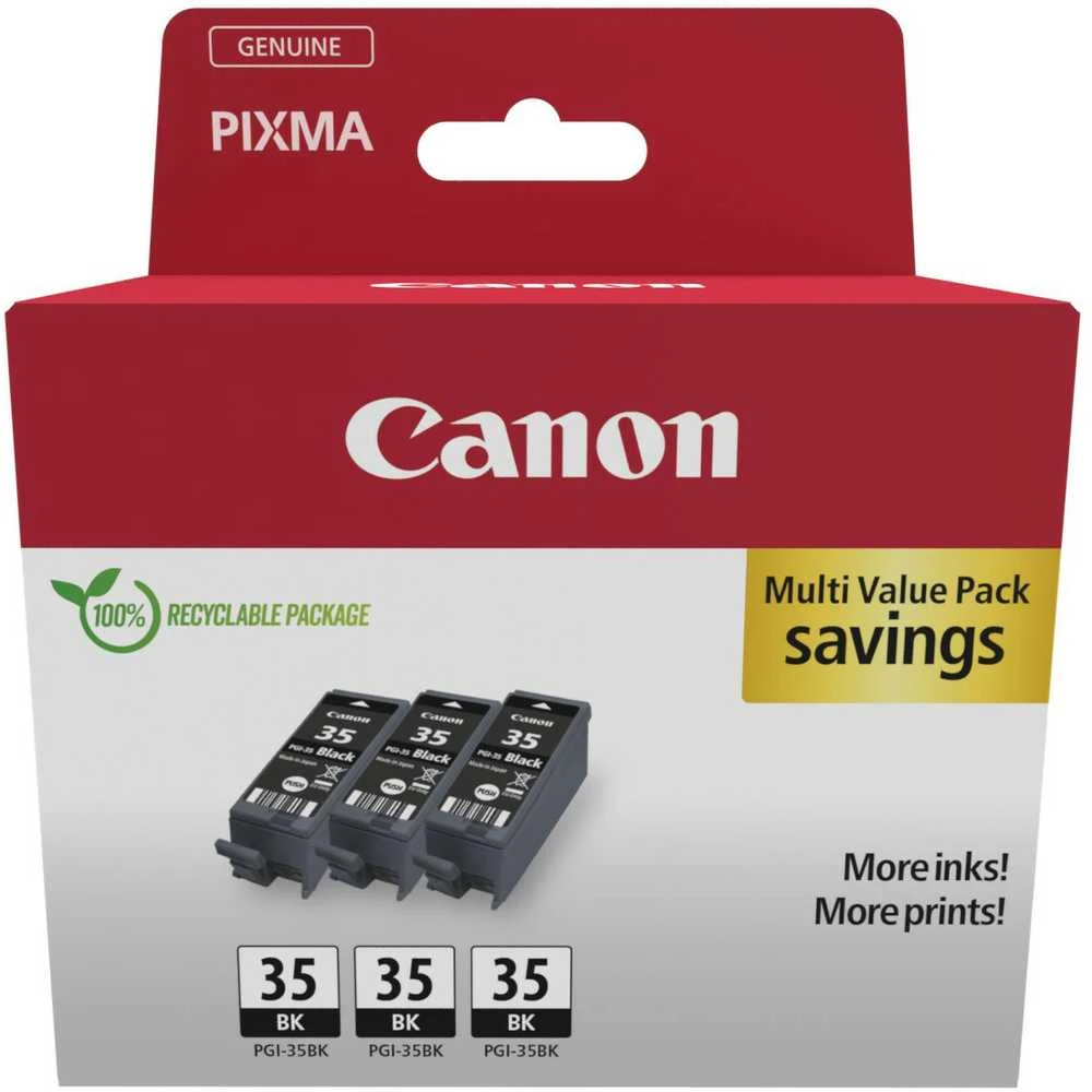 CANON PGI-35 rašalo kasetė BK TRIPLE