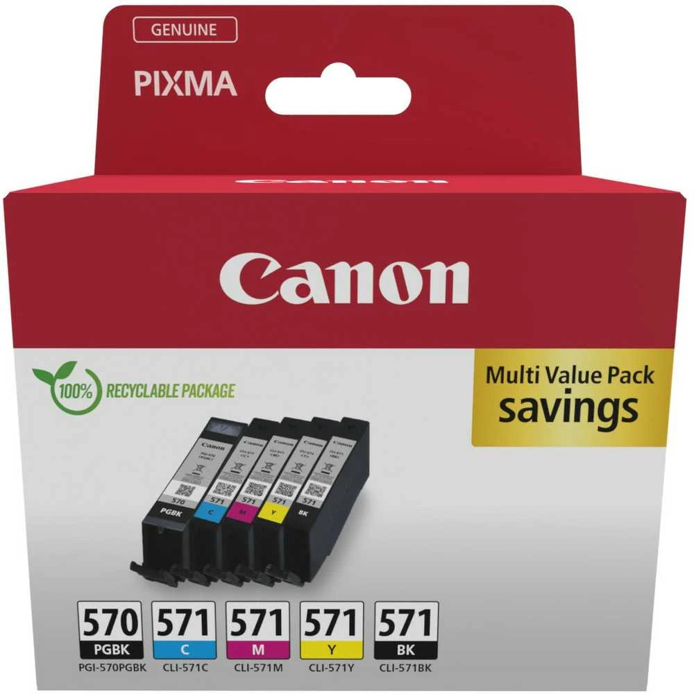 Canon PGI-570/CLI-571 | Rašalo kasetės | Sudėtinė pakuotė