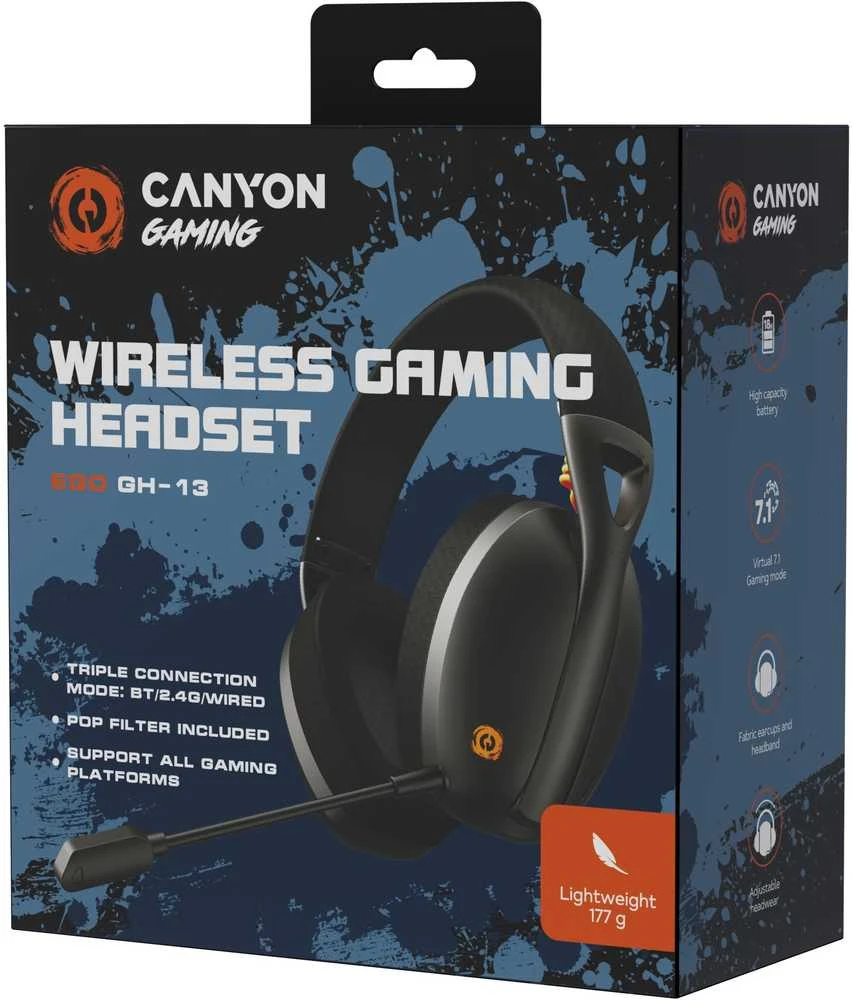 CANYON headset EGO GH-13 Juodas