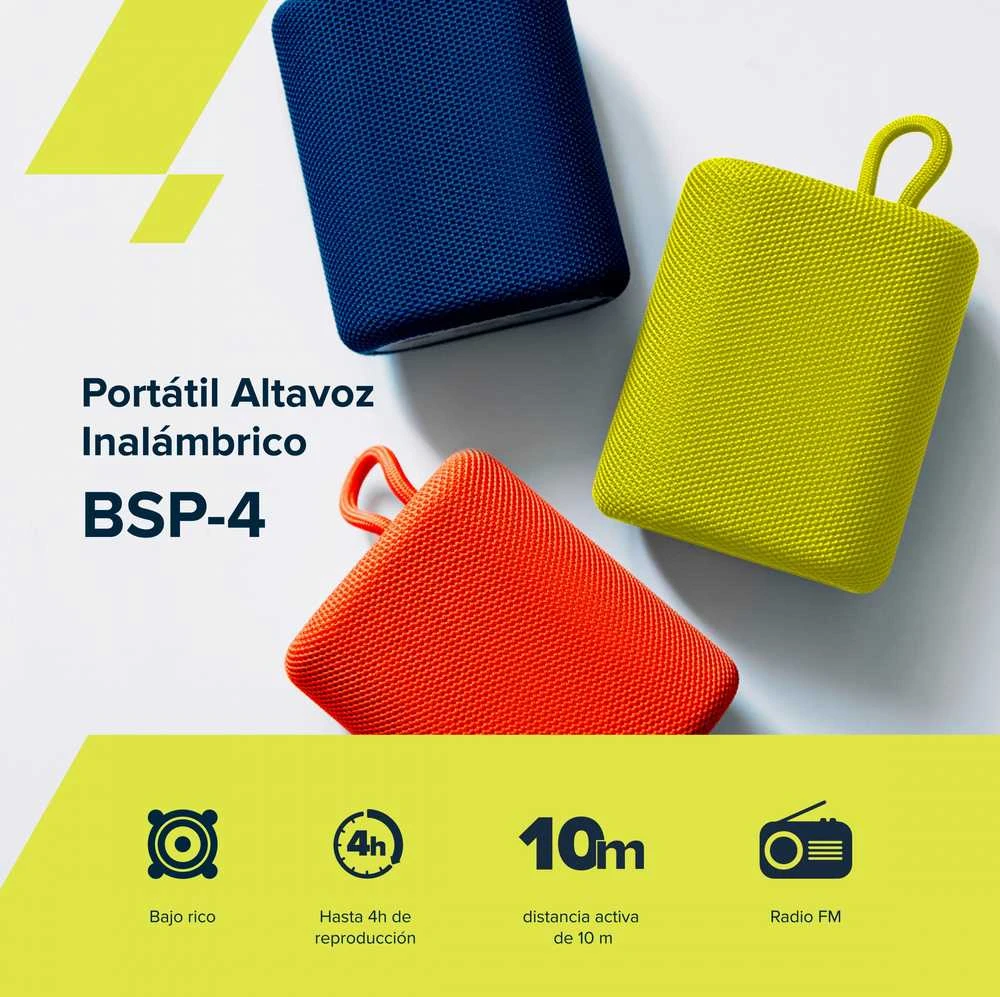 Nešiojama kolonėlė Canyon BSP-4, Pilkos spalvos