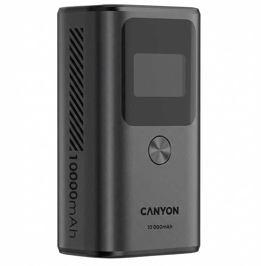 CANYON maitinimo blokas OnPower 130 TFT 10000 mAh PD30W tamsiai pilkas
