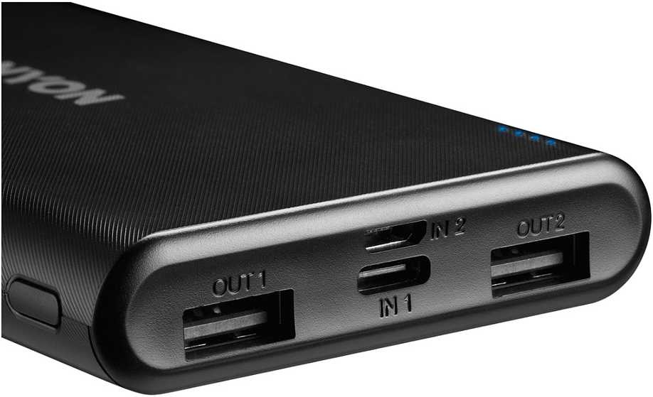 CANYON maitinimo blokas PB-106 10000 mAh juodas