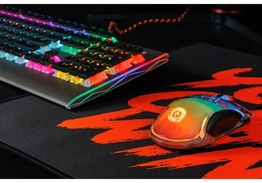 CANYON pelė Braver GM-728 LED Crystal 7buttons su laidu Juodas