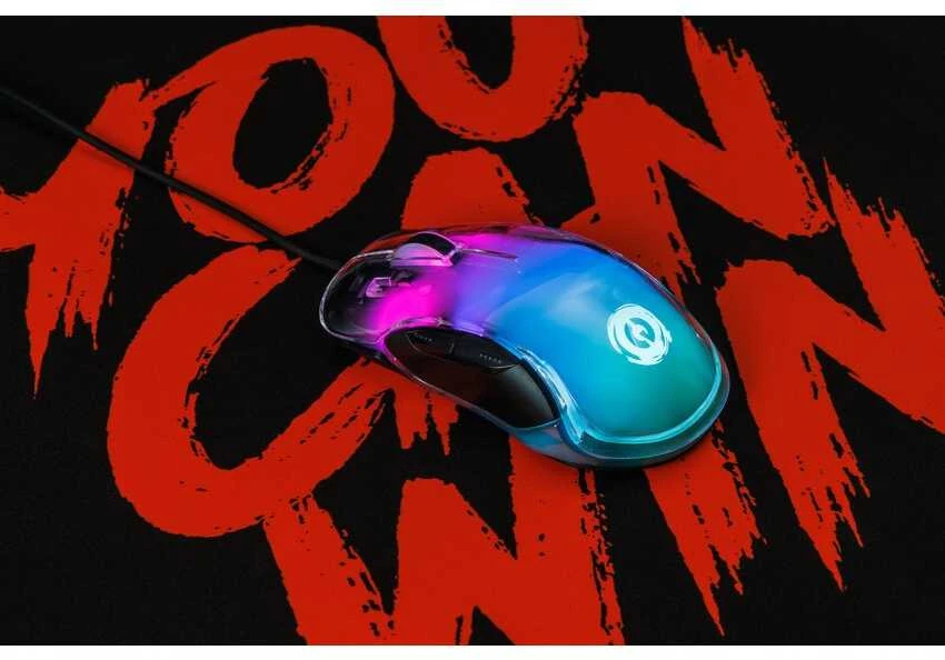 CANYON pelė Braver GM-728 LED Crystal 7buttons su laidu Juodas
