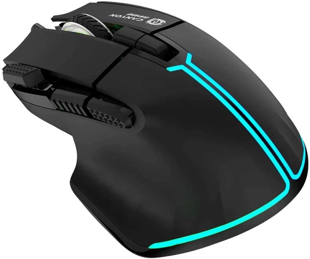 CANYON pelė Fortnax GM-636 RGB 9buttons su laidu Juodas