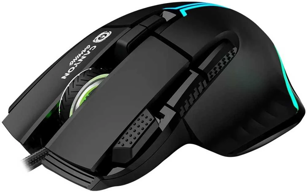 CANYON pelė Fortnax GM-636 RGB 9buttons su laidu Juodas