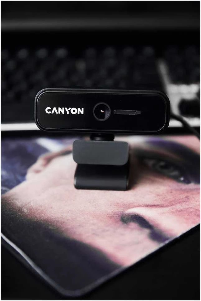 CANYON internetinė kamera C2N Full HD 1080p Juodas