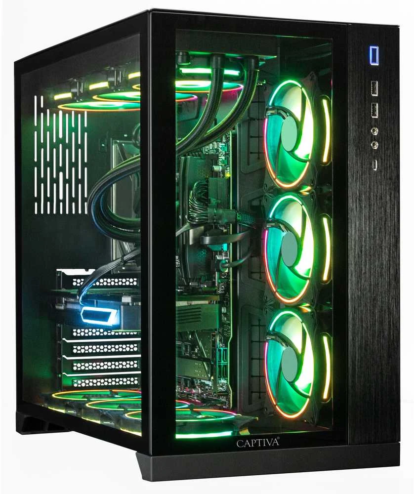 Stacionarus kompiuteris „Captiva PC Highend“ žaidimų kompiuteris I89-020 „Intel Core i9-14900KF“, 64 GB DDR5 RAM, 2 TB M (Pažeista pakuotė)