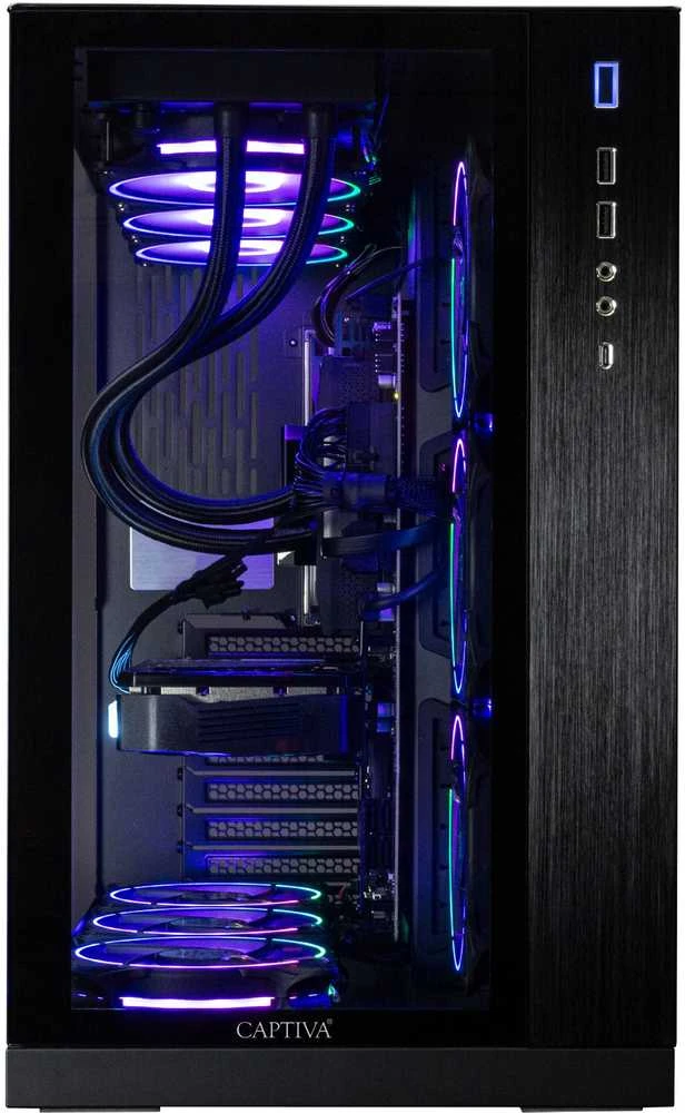 Stacionarus kompiuteris „Captiva PC Highend“ žaidimų kompiuteris I89-020 „Intel Core i9-14900KF“, 64 GB DDR5 RAM, 2 TB M (Pažeista pakuotė)