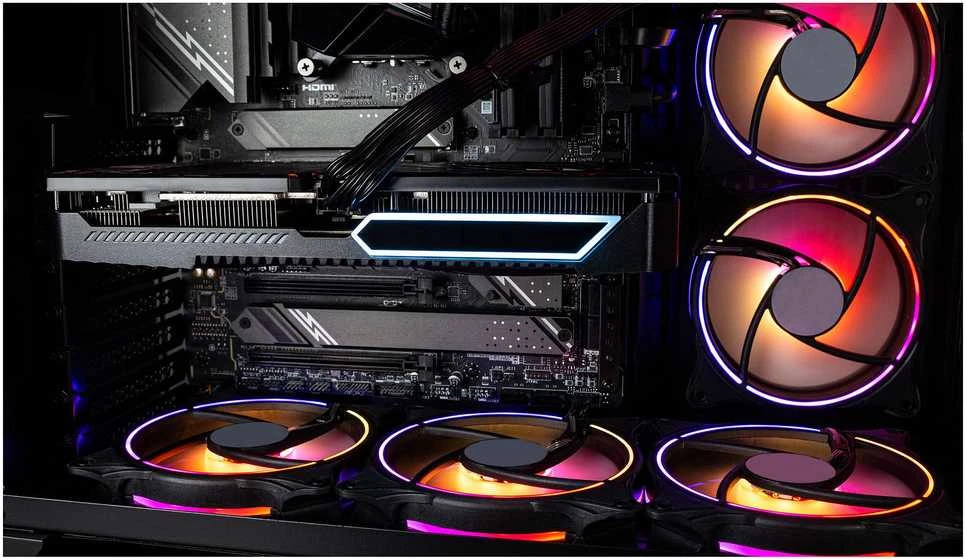 Stacionarus kompiuteris „Captiva Highend“ žaidimų kompiuteris R89-083 su AMD Ryzen 7 9800X3D procesoriumi, 32 GB DDR5 RAM, 2 TB M.2 SSD, NVIDIA GeForce RTX 5080 (16 GB GDDR7), X870, „Windows 11 Home“ operacine sistema