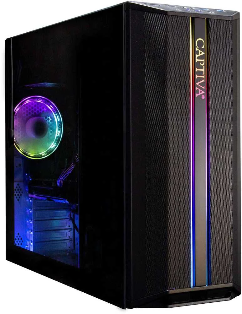 „Captiva“ žaidimams skirtas stacionarus kompiuteris R92-769, R7-5700X, 32 GB / 1 TB SSD, RTX 5060Ti, „Windows 11“