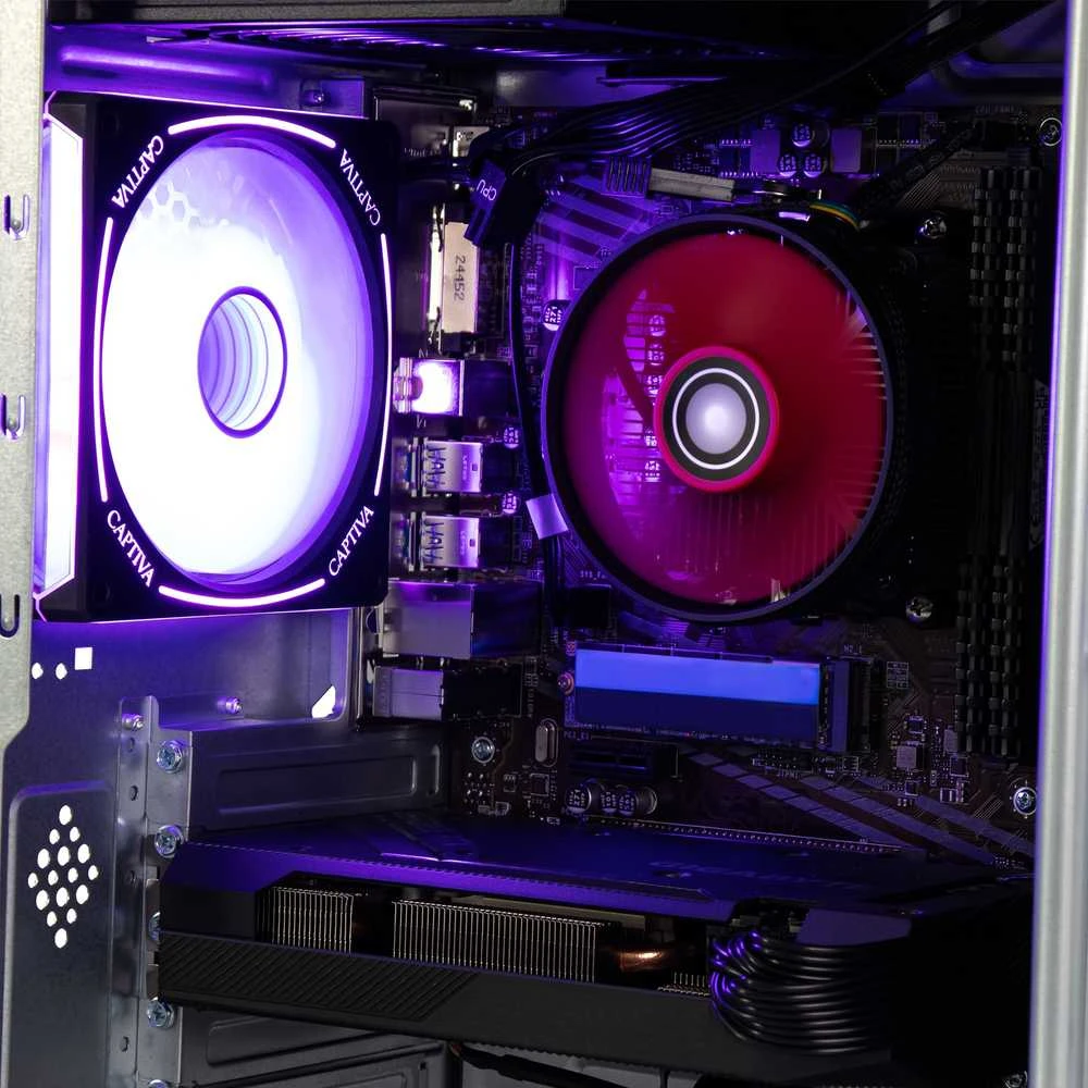 „Captiva“ žaidimams skirtas stacionarus kompiuteris R92-769, R7-5700X, 32 GB / 1 TB SSD, RTX 5060Ti, „Windows 11“