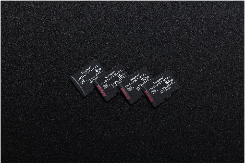 Atminties kortelė „Kingston Industrial Micro SDHC“ 16 GB, 10 klasės, UHS-I/U3 A1 V30 (SDCIT2/16GBSP) kortelė