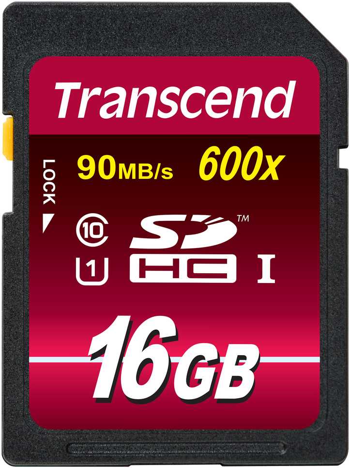 Atminties kortelė Transcend SDHC 16GB Class10 UHS-I 600x Ultimate atmintis