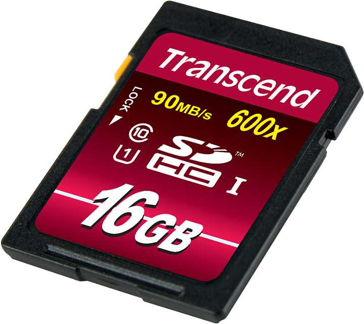 Atminties kortelė Transcend SDHC 16GB Class10 UHS-I 600x Ultimate atmintis