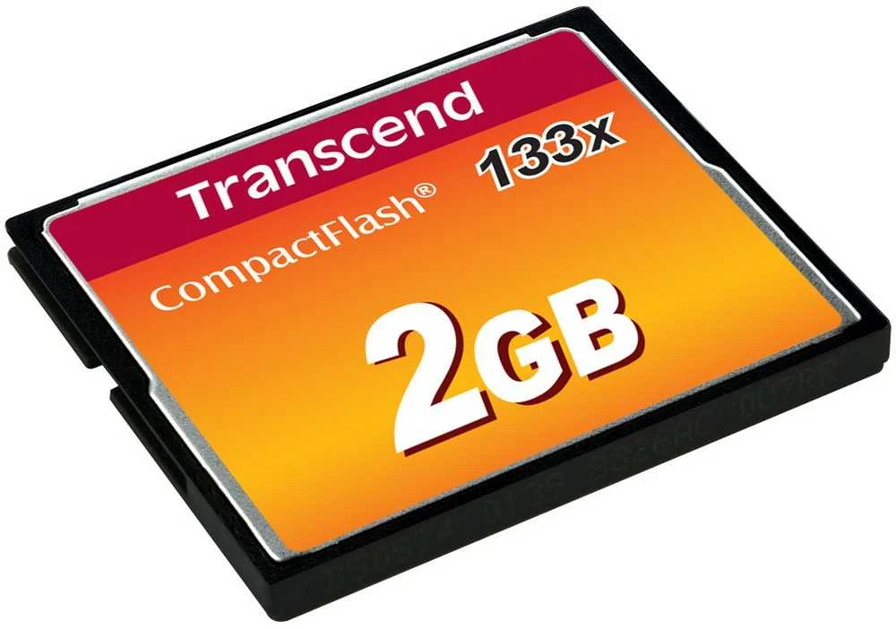 TRANSCEND CompactFlash 2GB MLC atminties kortelė