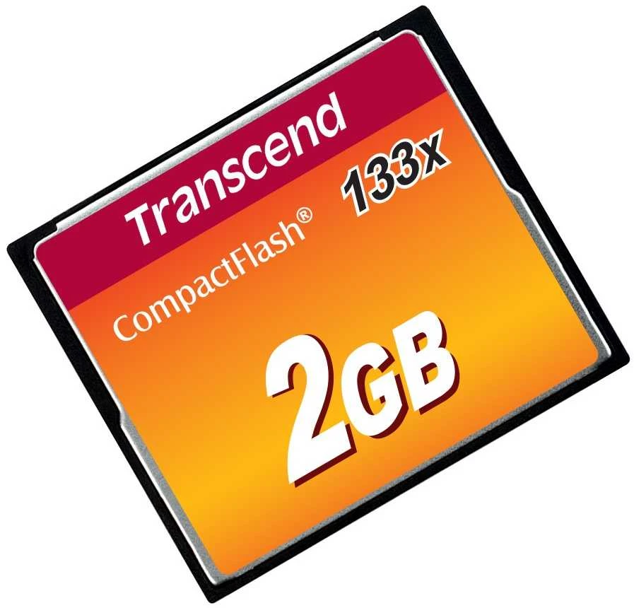 TRANSCEND CompactFlash 2GB MLC atminties kortelė
