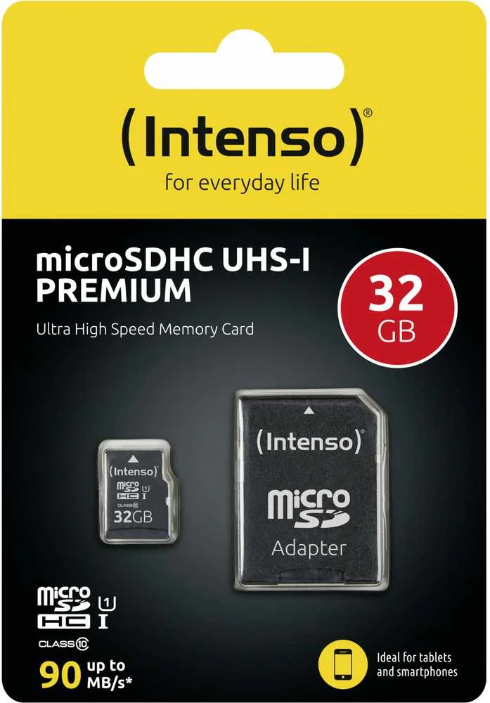 Atminties kortelė Karta Intenso Premium Micro SDHC 32 GB Class 10 (3423480)