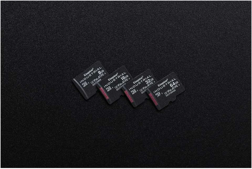 Atminties kortelė „Kingston Technology“ 32 GB „Micro SDHC Industrial C10 A1 pSLC“ kortelė, vienguba pakuotė be adapterio