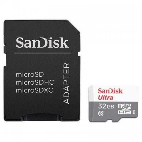 Atminties kortelė SANDISK Ultra Micro SDHC 32GB + SD Adapteris 100MB/s Class 10 UHS-I