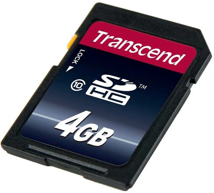 Atminties kortelė Transcend SDHC 4GB Class 10