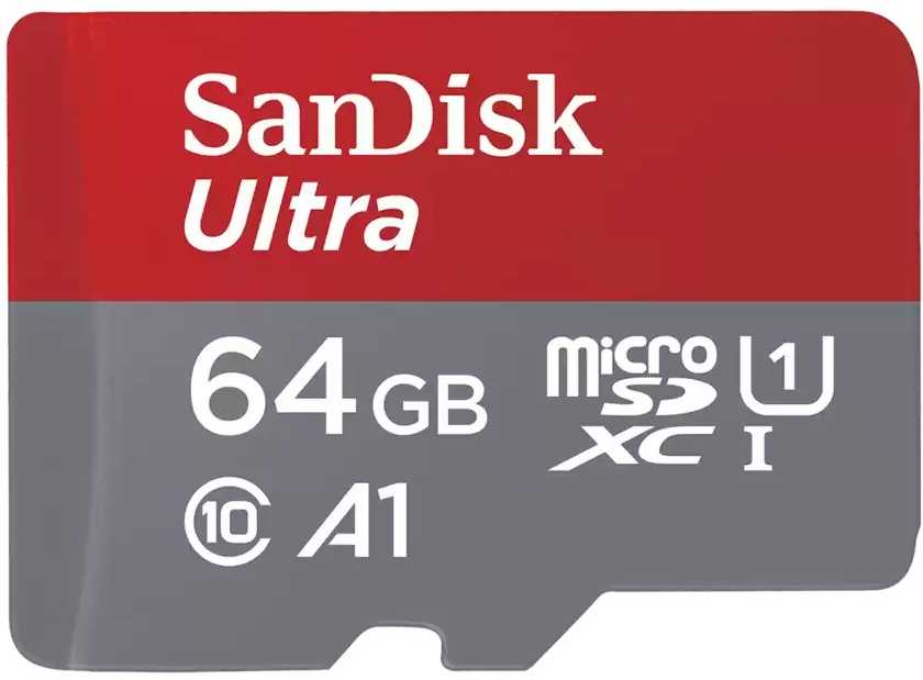SanDisk Ultra Micro SDXC 64 GB Class 10 UHS-I/U1 A1 kortelė (SDSQUAB-064G-GN6FA)
