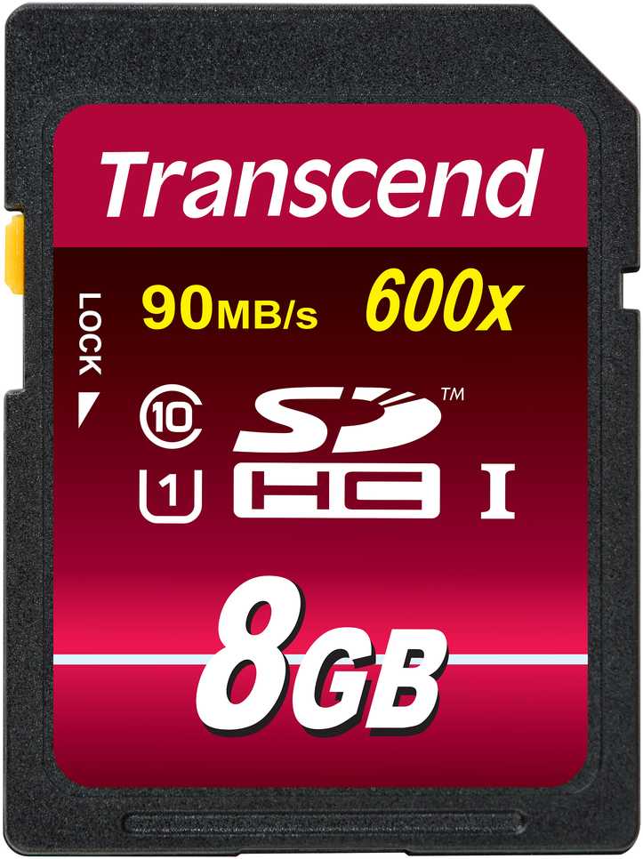 Atminties kortelė Karta Transcend Ultimate SDHC 8 GB 10 klasės UHS-I (TS8GSDHC10U1)
