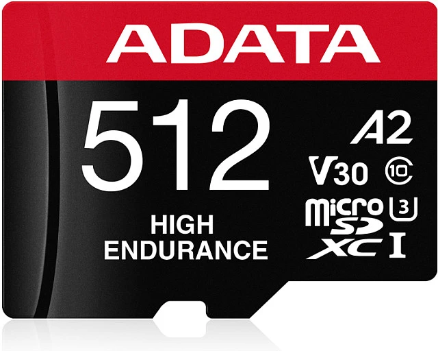 Atminties kortelė MEMORY Micro SDXC 512GB W/AD./AUSDX512GUI3V30SHA2-RA1 ADATA
