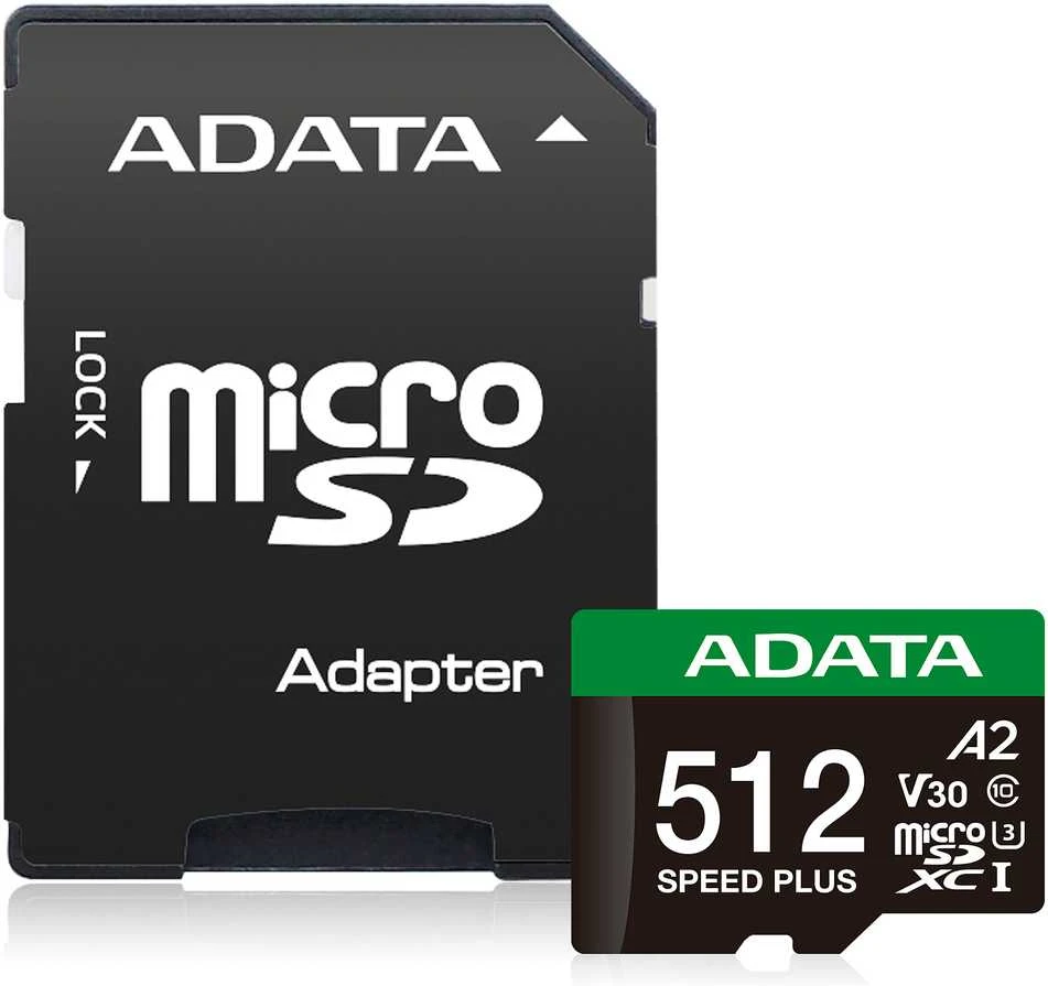 ATMINTIS Micro SDXC 512GB UHS-I UD512GUI3V30A2SP-RA1 ADATA