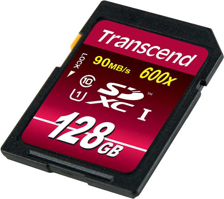 Atminties kortelė „Transcend SDXC 128GB Class10 UHS-I 600x Ultimate“ atmintis