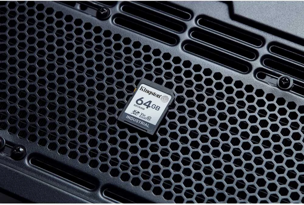 Atminties kortelė „Kingston Industrial SDXC“ 64 GB, 10 klasės, A1, pSLC