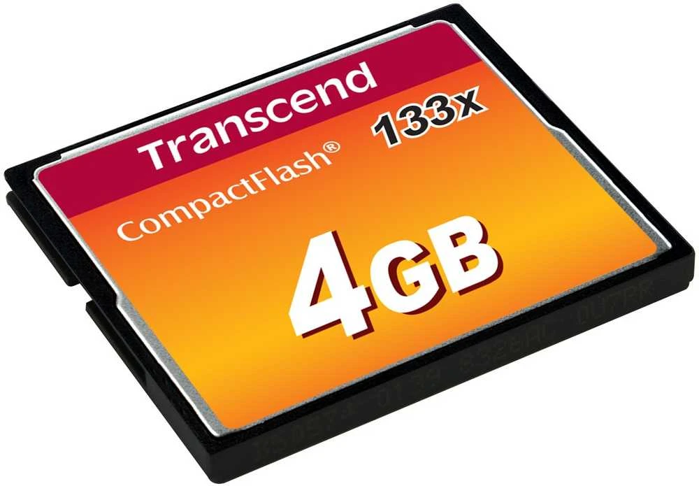 Atminties kortelė TRANSCEND 4GB CFCard 133x ultra