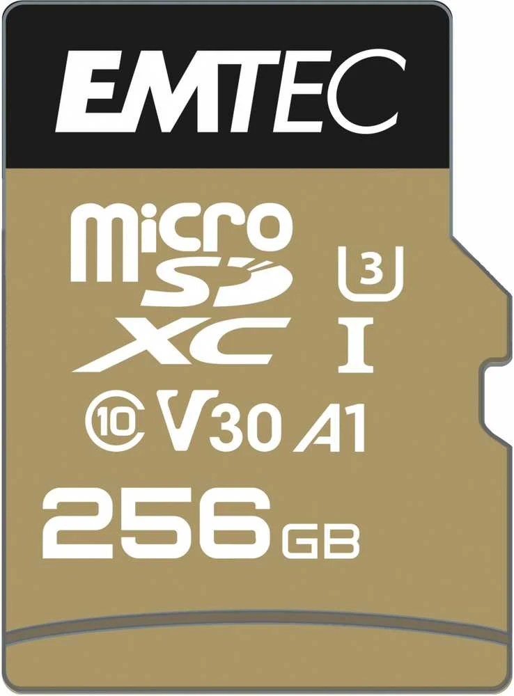 Atminties kortelė Karta Emtec Speedin Pro Micro SDXC 256 GB 10 klasės UHS-I/U3 A1 V30 (ECMSDM256GXC10SP)