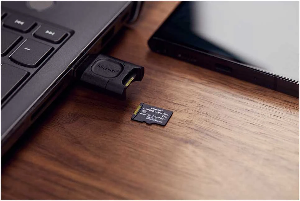 Atminties kortelė „Kingston Technology 1TB Micro SDXC Canvas Select Plus Gen3 150MB/s A1“ kortelė + adapteris