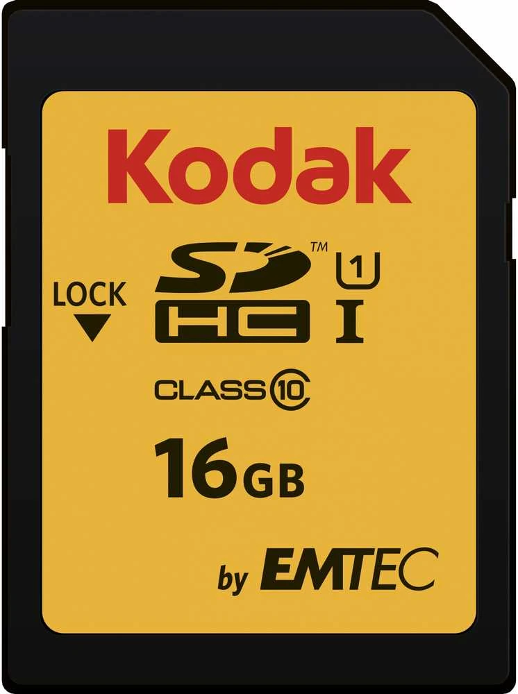 Atminties kortelė Karta Kodak 580X SDHC 16 GB Class 10 UHS-I/U1 (EKMSD16GHC10K)
