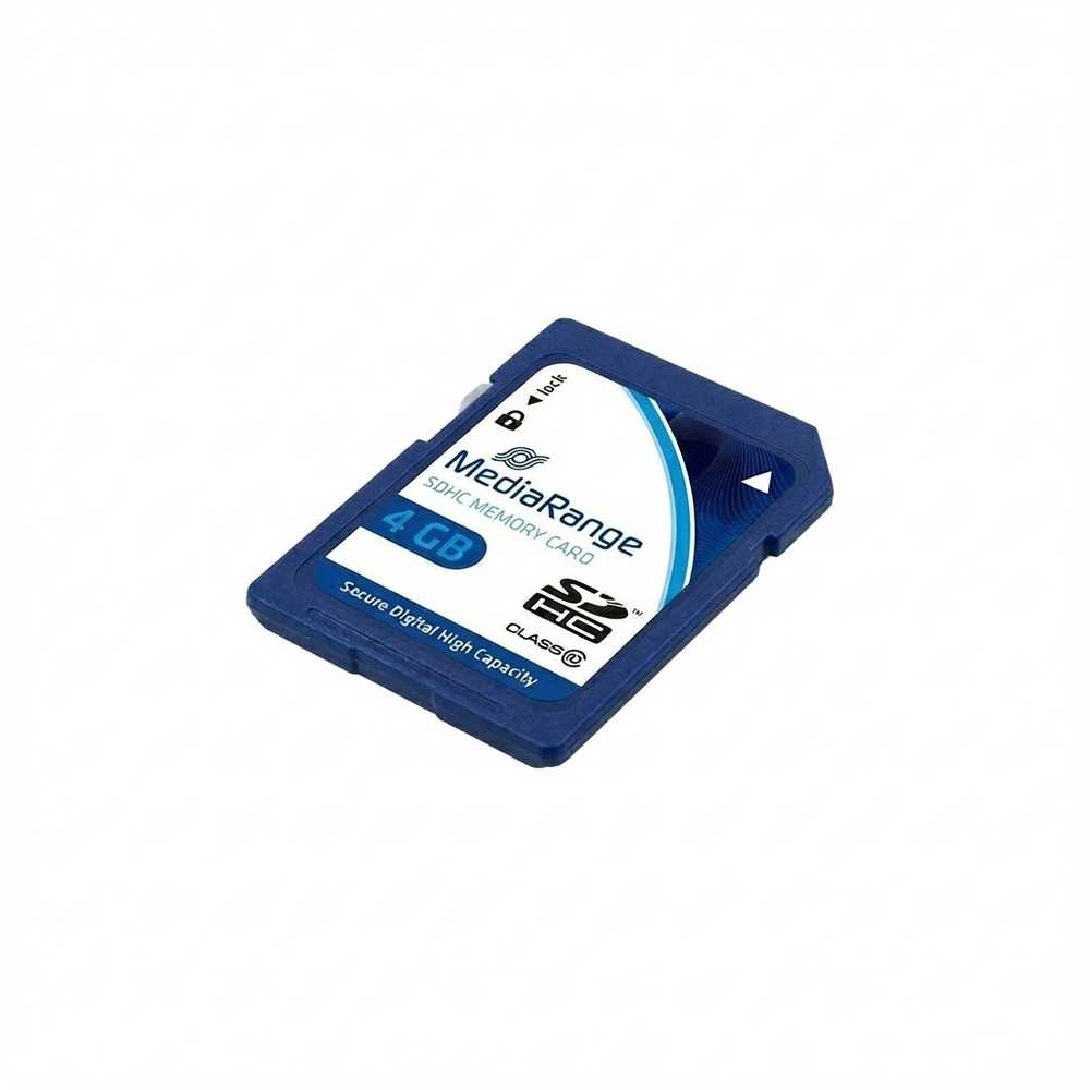 Atminties kortelė Karta MediaRange MR961 SDHC 4 GB, 10 klasė (MR961)