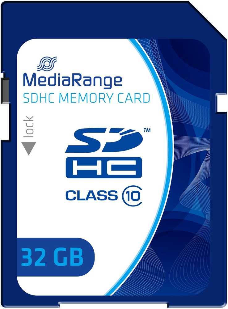 Atminties kortelė „Mediarange Secure Digital“ kortelė, 32 GB, SDHC, MR964, UHS-I U1 (10 klasė), SDHC, SDXC, EOL