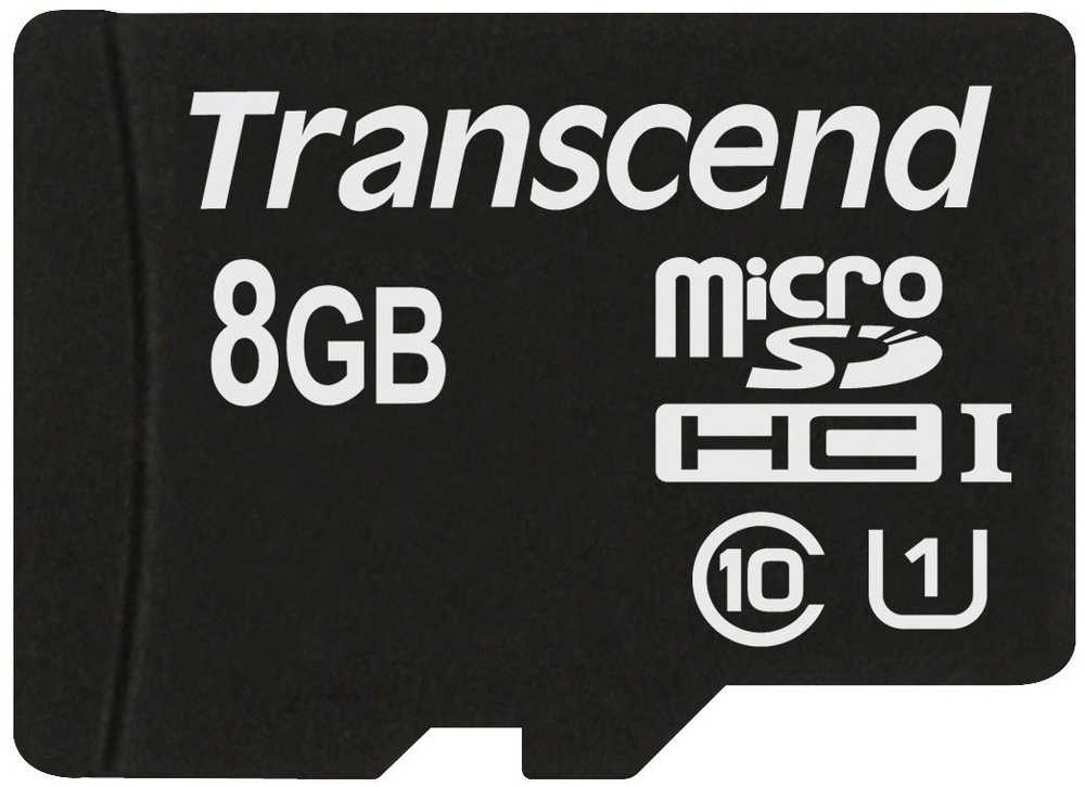 Karta Transcend Premium Micro SDHC 8 GB 10 klasės UHS-I/U1 (TS8GUSDCU1)
