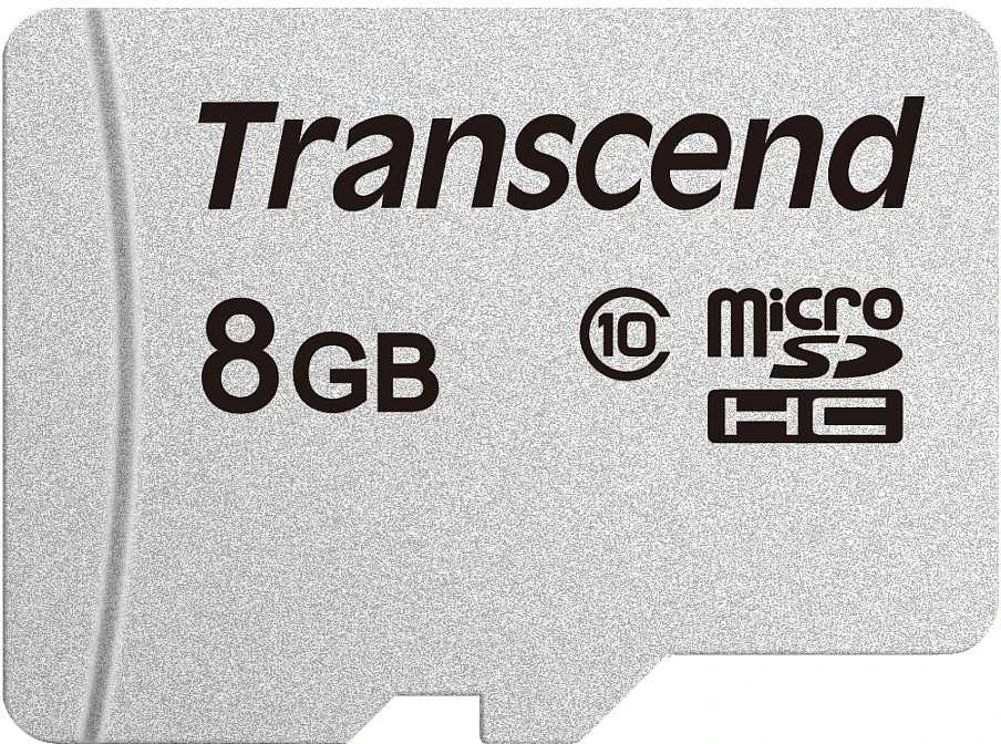 Atminties kortelė „TRANSCEND“ 8 GB „Micro SD“ be adapterio, 10 klasė