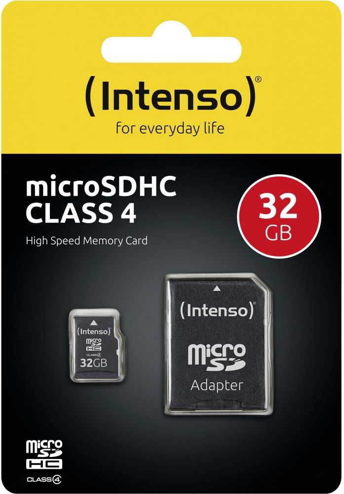 Atminties kortelė Tab Intenso MikroSDHC 32 GB klasė 4 (3403480)