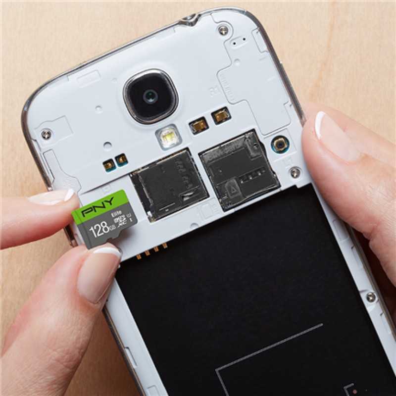 Atminties kortelė PNY Elite Micro SDXC 128GB + Adapteris SD