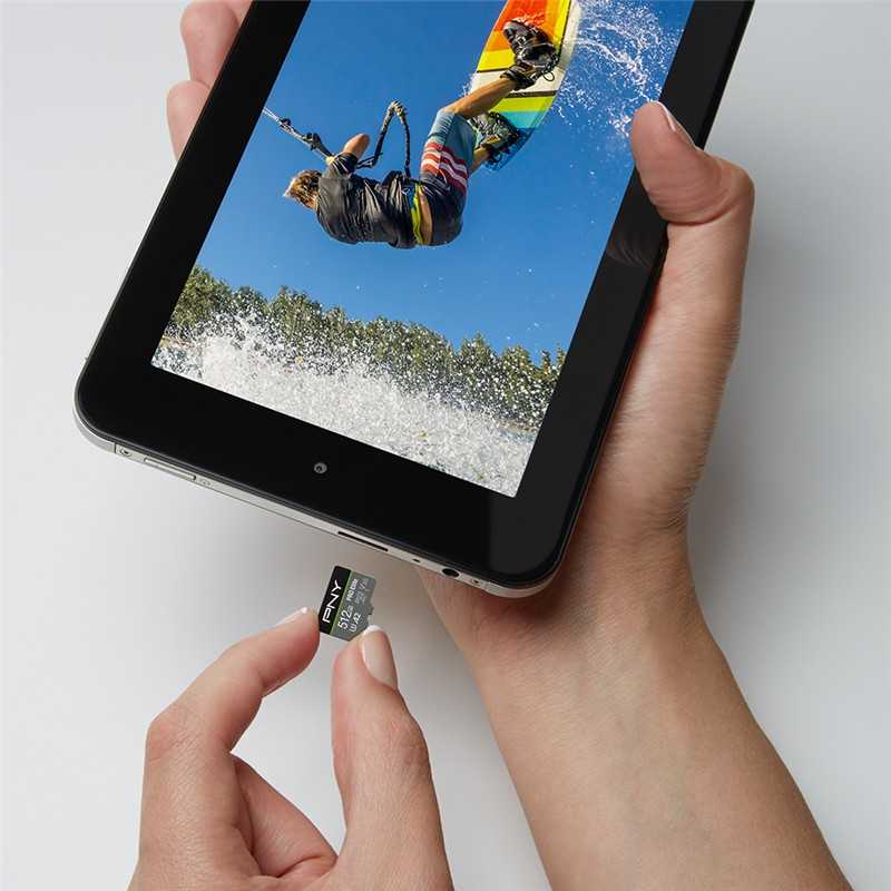 Atminties kortelė Karta PNY PRO Elite Micro SDXC 512 GB 10 klasės UHS-I/U3 A2 V30 (P-SDUX512U3100PRO-GE)