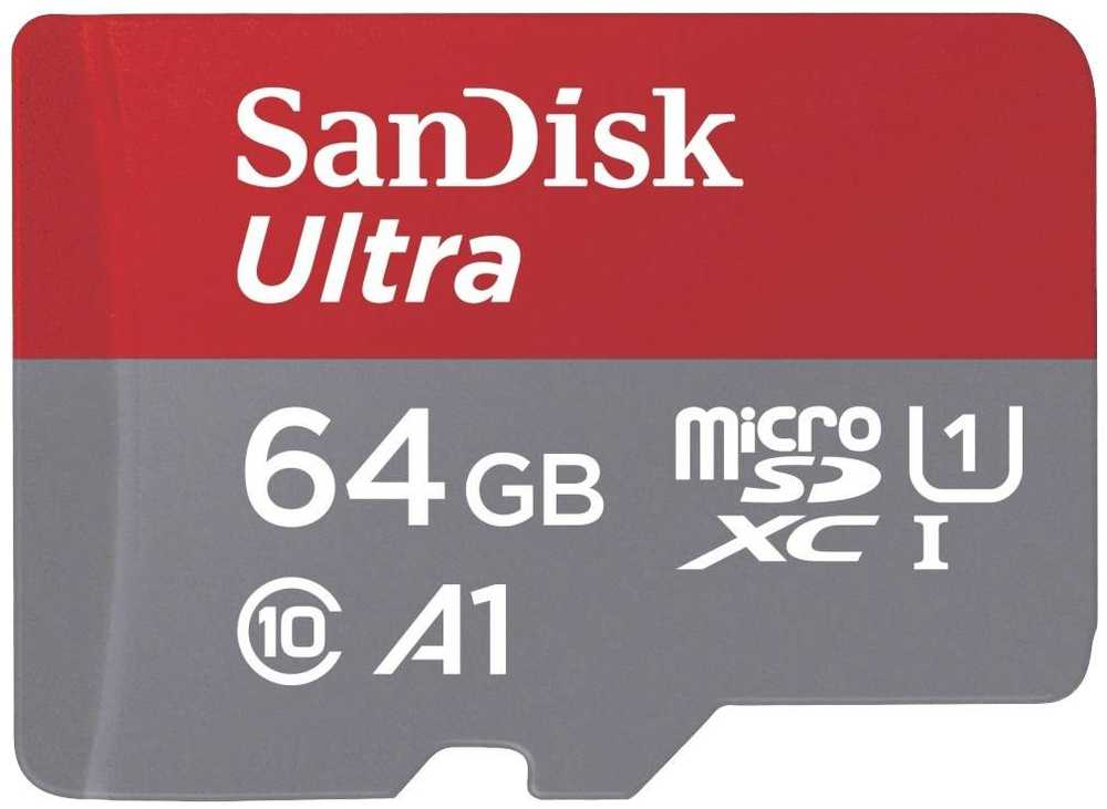 SanDisk Ultra Micro SDXC 64 GB Class 10 UHS-I/U1 A1 kortelė (SDSQUAB-064G-GN6TA)