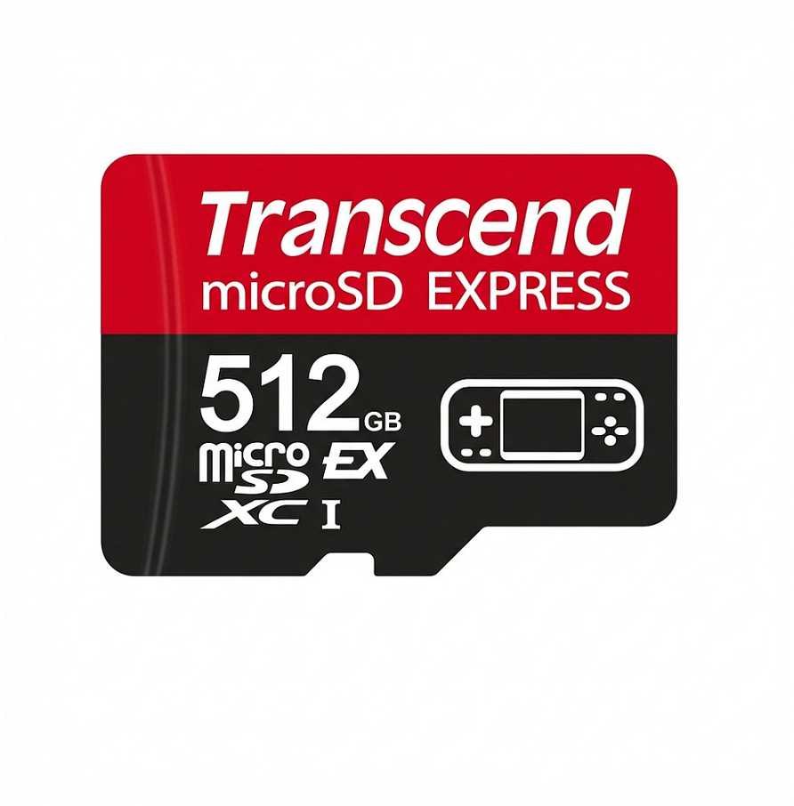 Atminties kortelė Transcend mSD EXPRESS 512GB SD7.1, paruoštas 2 jungikliui